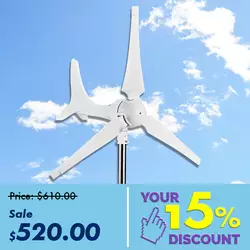 Automaxx Windmill 600W WindturbinenGeneratorKit