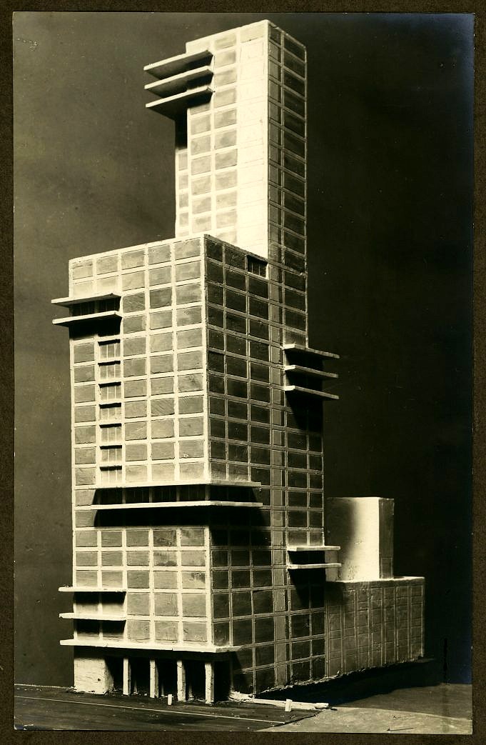 Walter Gropius Und Adolf Meyer, Wettbewerbsbeitrag Zum Chicago Tribune Tower
